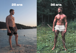 Transformation personnelle de Bastien Intartaglia, de 28 à 36 ans
